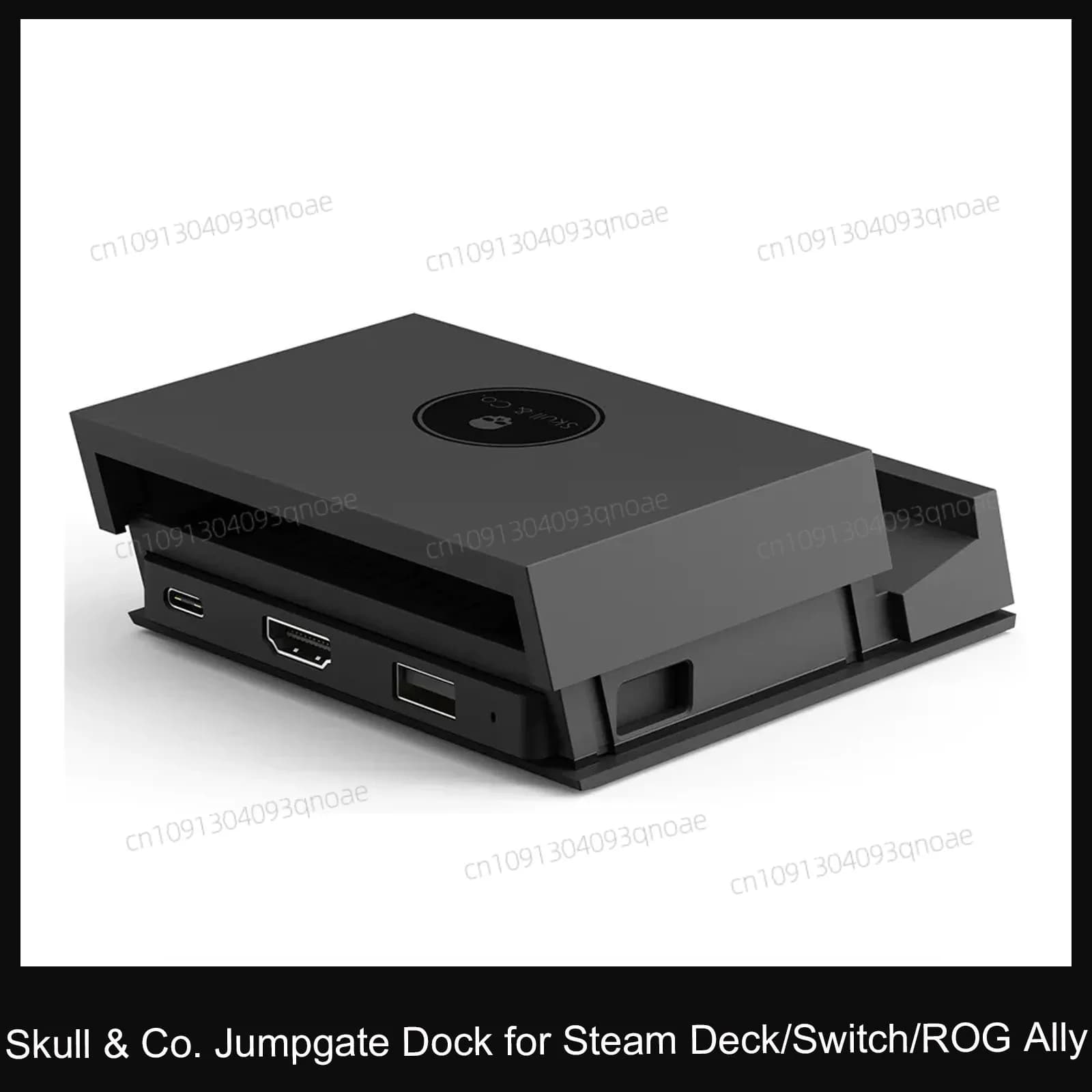 Skull & Co. Jumpgate Dock Stand con hub USB C staccabile DeX Docking Station per Switch Steam Deck MacBook Phone