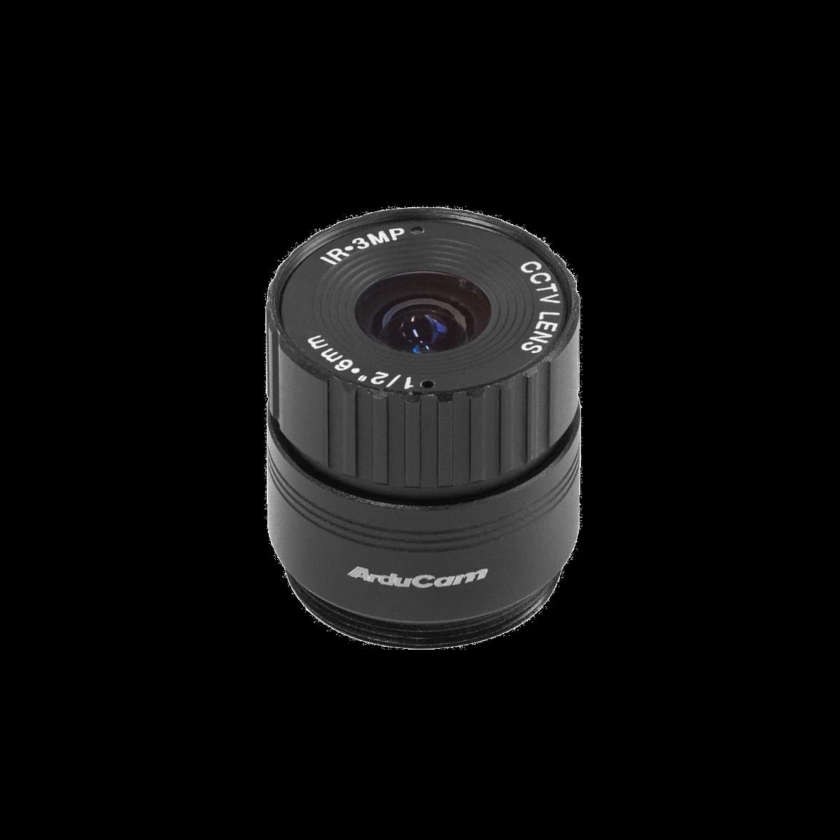 Arducam lens for high quality Raspberry Pi camera, wide angle lens with CS connection, focal length 6 mm with manual focus