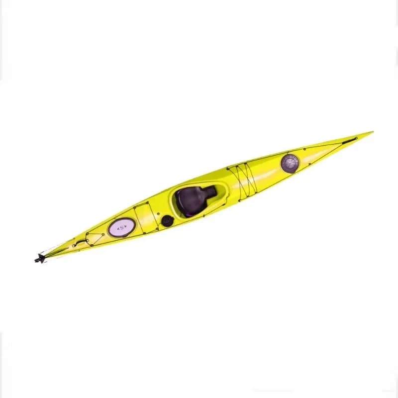 Kayak da Pesca Monoposto in HDPE/PC/PE, Kayak da Fiume 4m, Kayak da Mare con Pagaia e Accessori