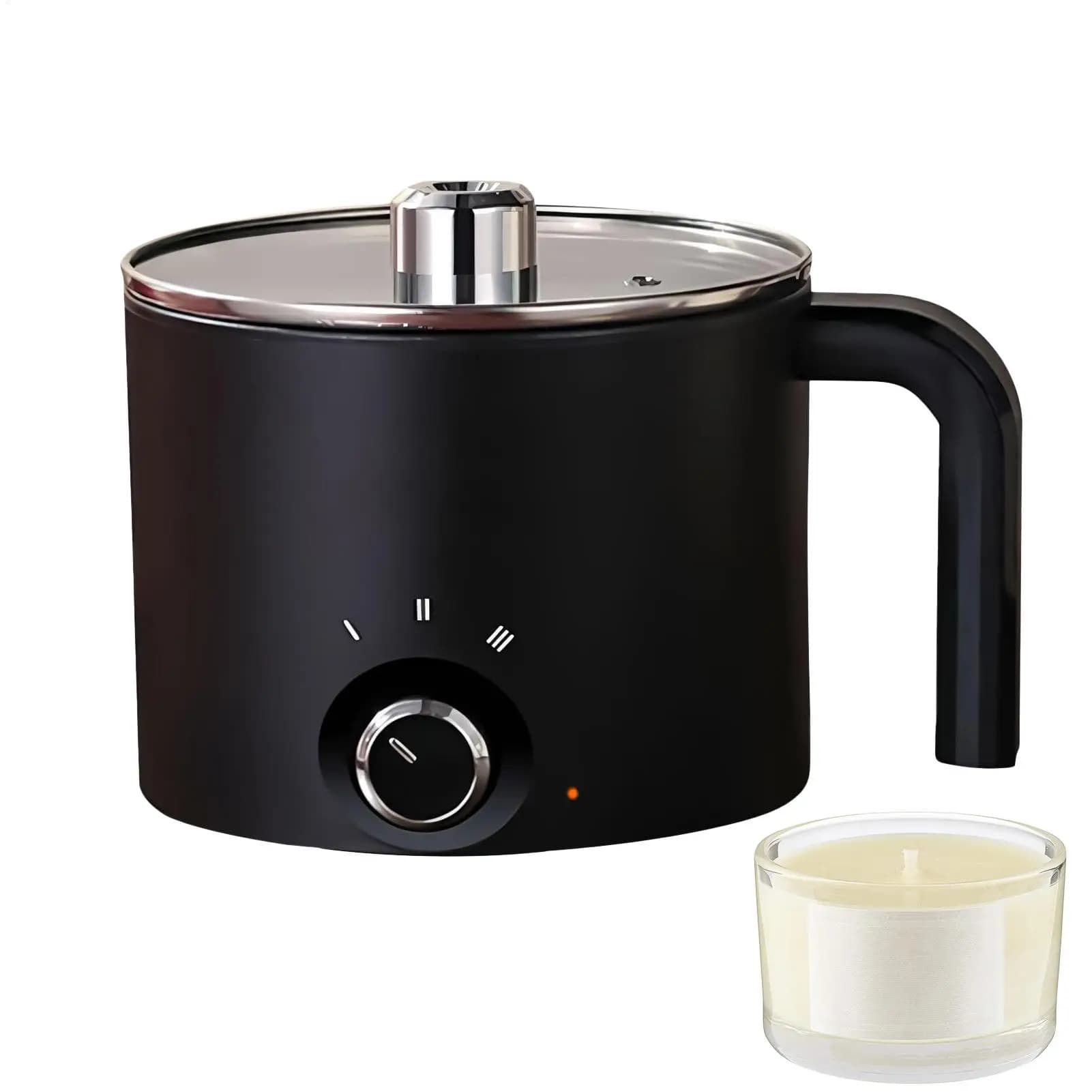 Candle Wax Melting Pot 1.5L Large Stainless Steel Electric Non-stick Candle Making Pot Melting Pitcher for Soap Candy Chocolate