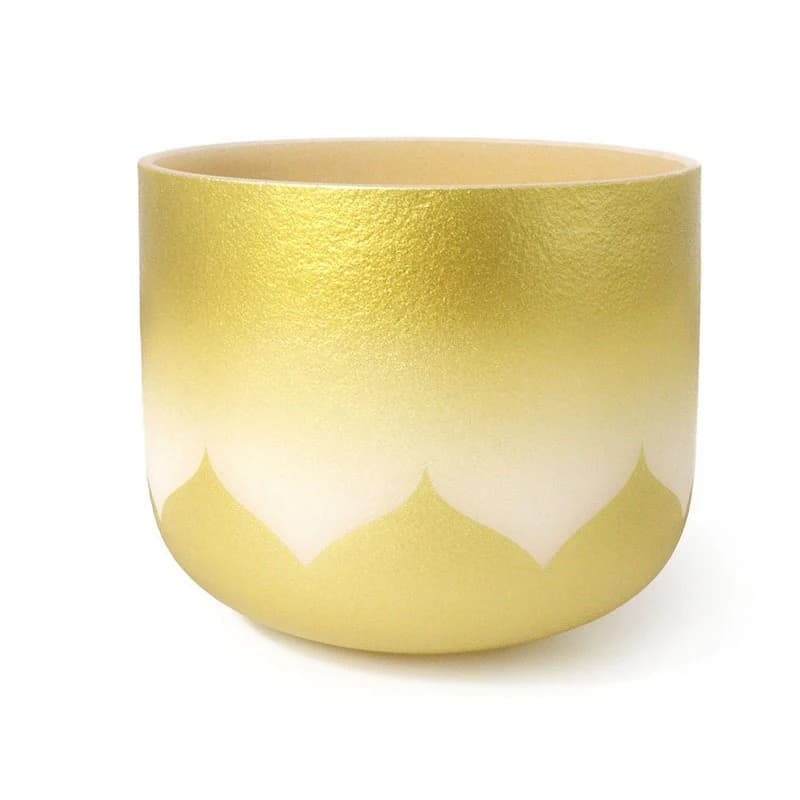 99.99% Quartz Crystal Singing Bowl Yoga Stress Reduction Sound Therapy Percussion Tuning