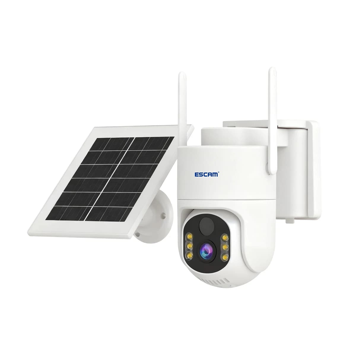 ESCAM QFS71 3MP 1296P Telecamera IP Dome 4G a Energia Solare con App Tuya, Visione a Colori, Rilevamento Umanoide AI, Sicurezza Domestica, Monitoraggio Bambini