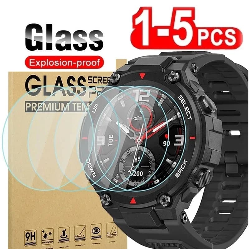 Vetro temperato per Amazfit T Rex 3/T-Rex 2/Ultra/GTR 47MM/Amazfit GTR 4 Protezione schermo Pellicola protettiva in vetro Accessori