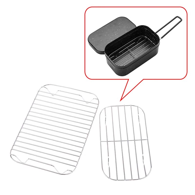 Supporto per cottura a vapore in acciaio inossidabile per contenitori da campeggio da 800/1400 ml, supporto per cottura a vapore resistente al calore