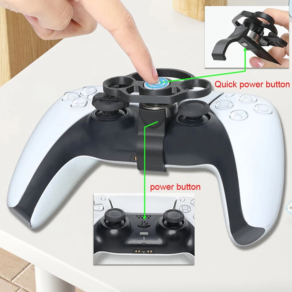 1 Pezzo Accessorio Volante per Controller di Gioco, Mini Volante per PS5 Pro/Slim