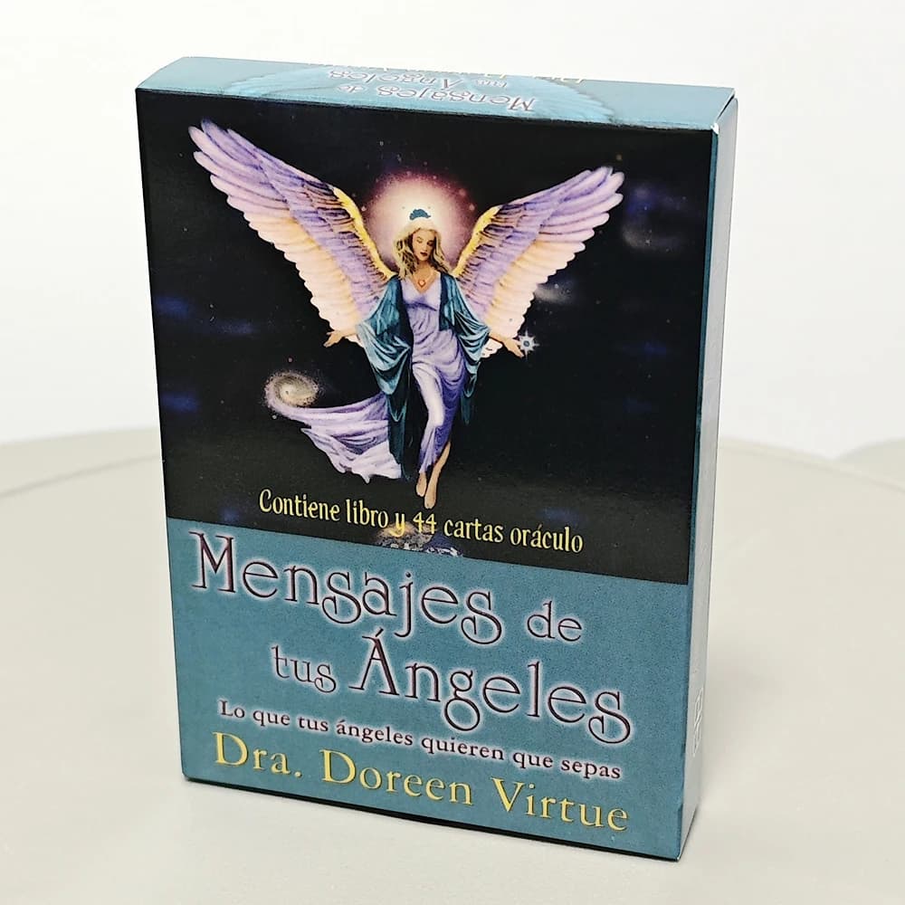 44 pezzi di carte Oracle Messaggi dai tuoi angeli 10,4 * 7,3 cm - Ciò che vogliono conoscere le carte in lingua spagnola