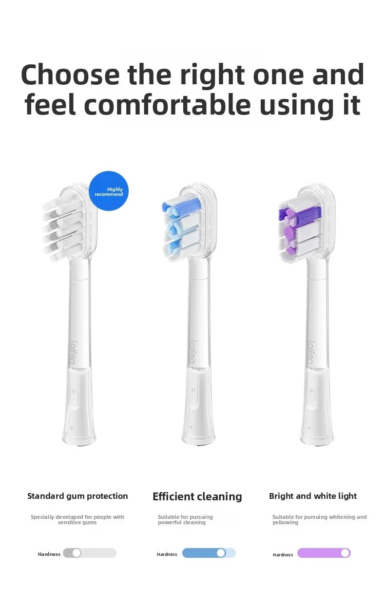 Electric toothbrush Laifen original head [morning model] LFTBO1-S LFTB01-P ABS LFTB01-A Head swinging and vibration