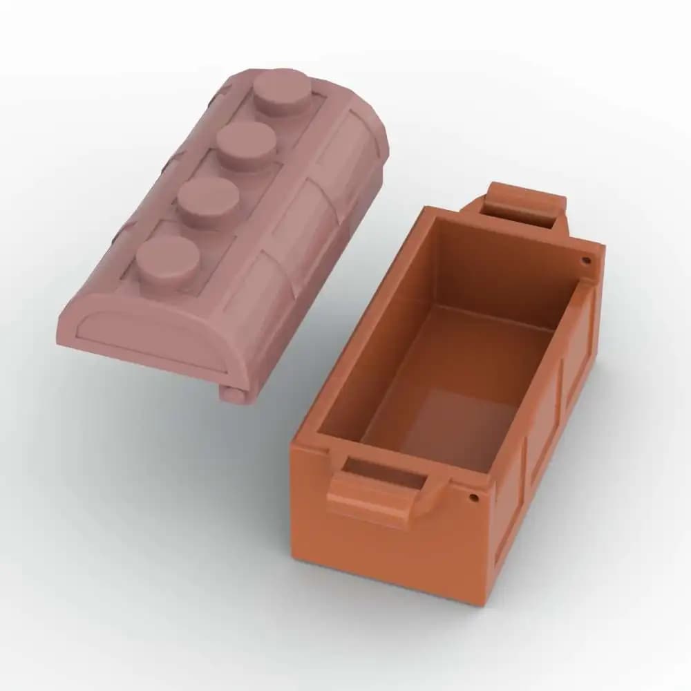 MOC 1PCS 80305 Stoccaggio 30153 Pietra Sostituibile Mattoni 4738 4739 Baule del Tesoro di Cristallo Building Block Giocattolo Per Adulti Regali di Giorno Speciale