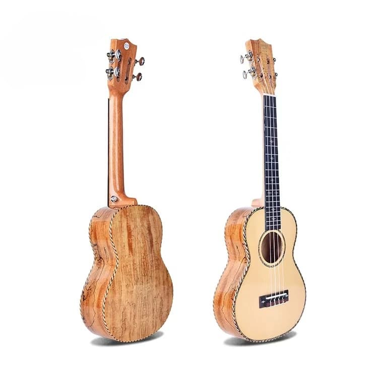 Ukulele, Smiger Tenor Ukulele in Abete Massiccio da 26 Pollici per Professionisti, Principianti, Adulti o Bambini