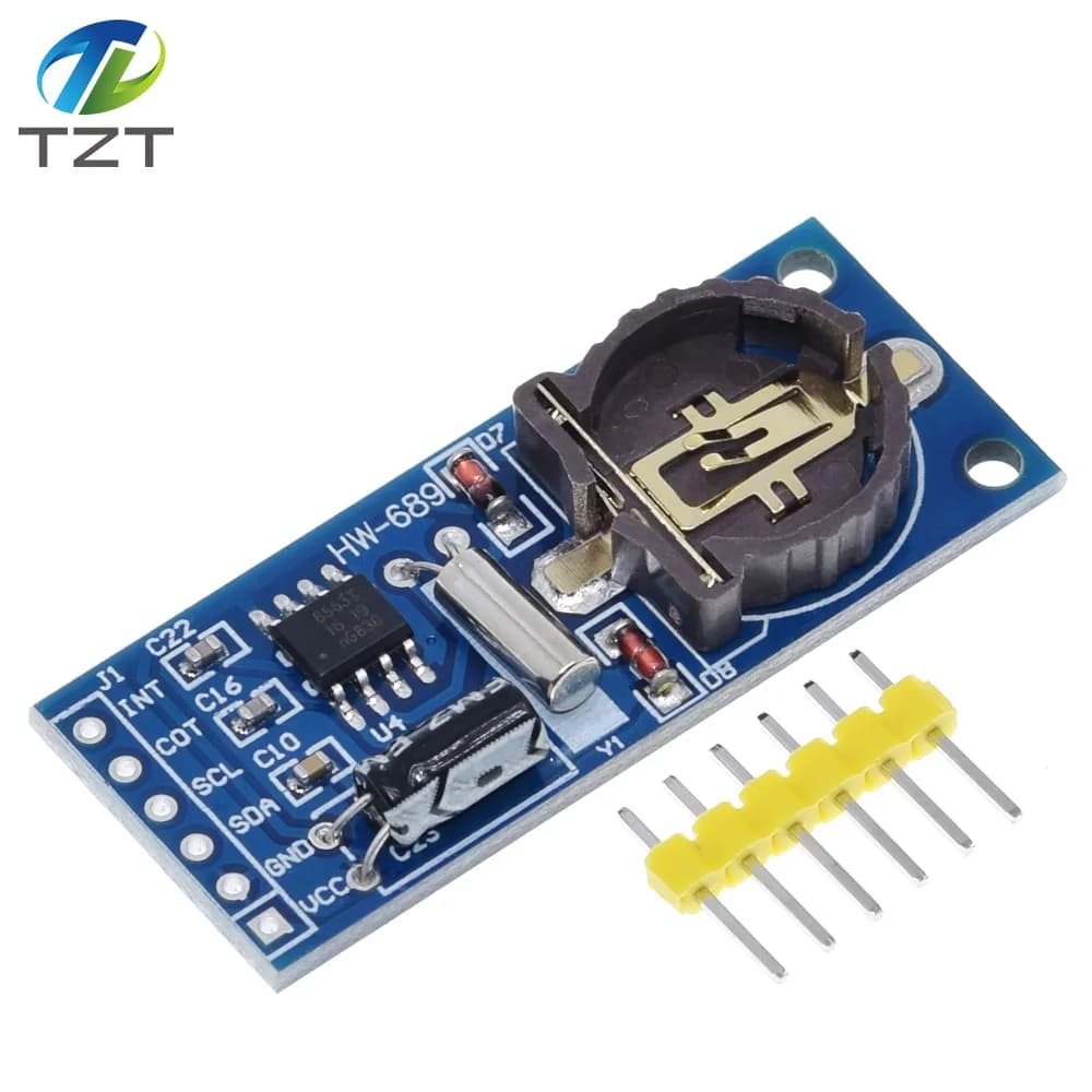 DIYTZT 1/3PCS PCF8563 Scheda RTC PCF8563 modulo orologio in tempo reale interfaccia I2C 3.3V per Arduino