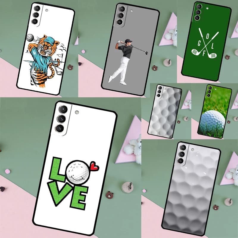 Custodia a forma di pallina da golf per Samsung Galaxy S26 Ultra S25 S23 S22 S21 S24 Ultra S10 S20 Plus S25 FE