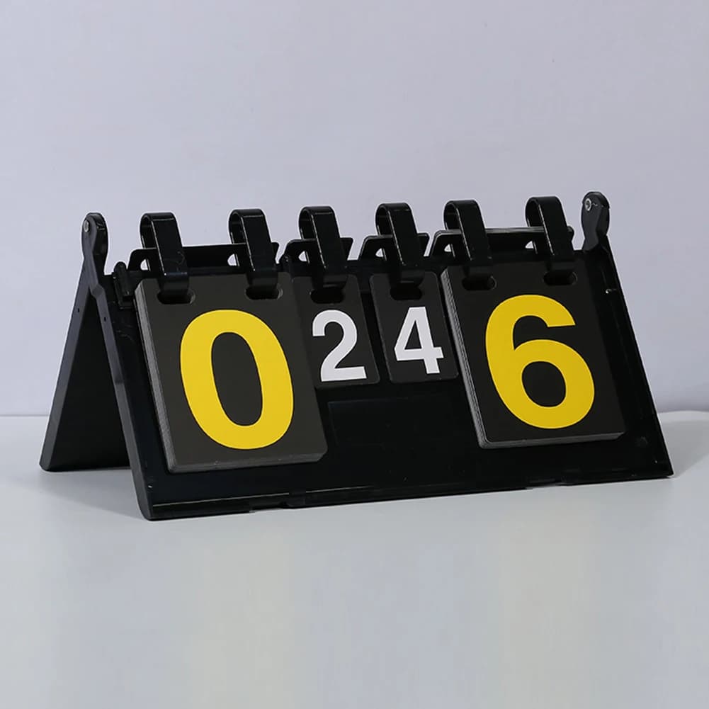 Tabellone Segnapunti per Sport all'Aperto, Pieghevole e Portatile, Ideale per Hockey, Softball, Pallavolo e Giochi da Giardino, Cifre Facili da Leggere