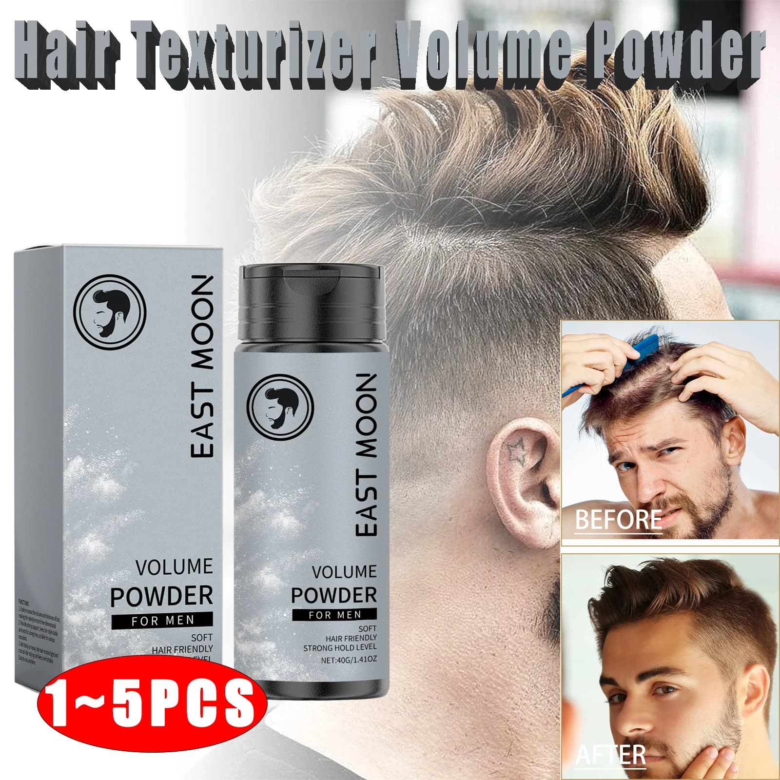 1-50 pieces instant volume for hair styling powder for oil control, for soft hair, for men and women, soft powder for long lasting hair