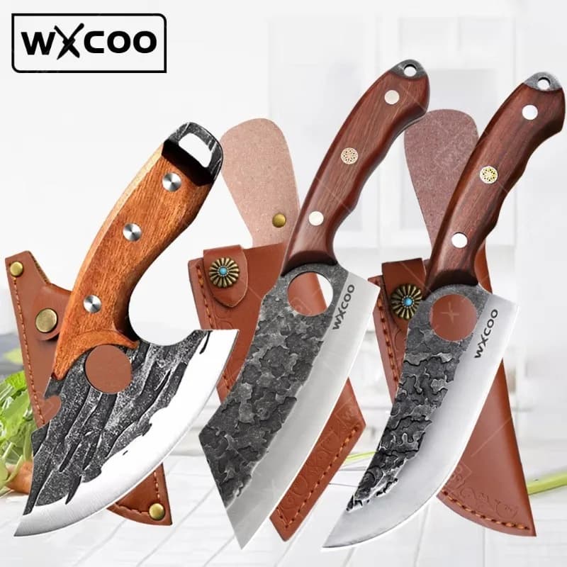 WXCOO Forged bone knife Meat cut Professional kitchen knife Chef knife for fruit sliced Knife multipurpose kitchen knive accessories