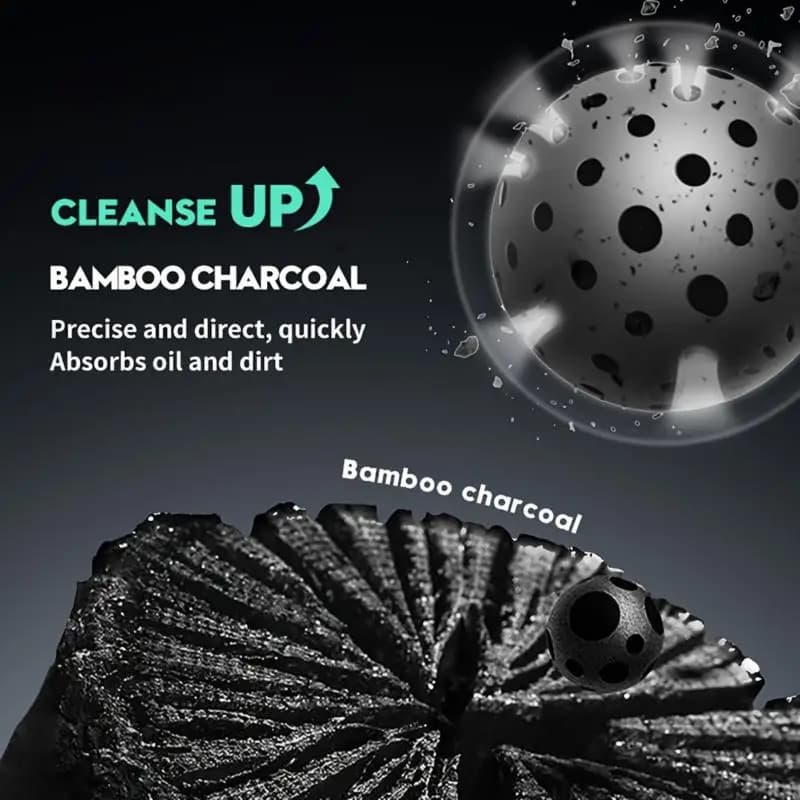 Bamboo Charcoal Nose Oil Control Patches Deep Blackhead Removal Pore Purification for Dry Skin Daily Skincare