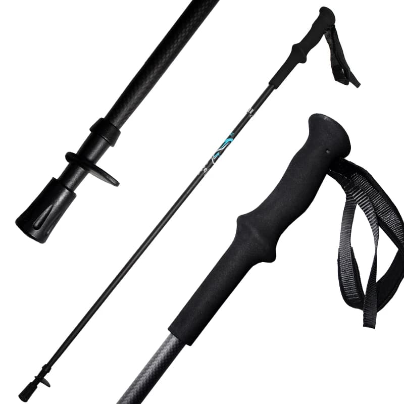 Bastoncini da Trekking Telescopici a 3 Sezioni - Ultraleggeri e Pieghevoli per Escursionismo/Alpinismo | Regolabile con Chiusura Rapida