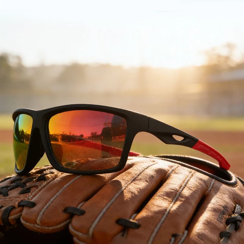 Men's sports sunglasses with polarized lenses, comfortable to wear, square sunglasses, light men's sunglasses, original