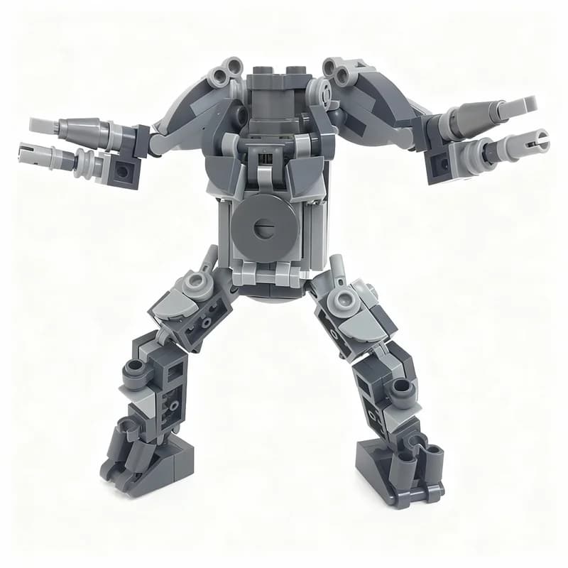 188pcs MOC EXO Suit Stand Model Building Blocks Construction DIY Creative Idea Christmas Gifts Toys Brick Education Kids