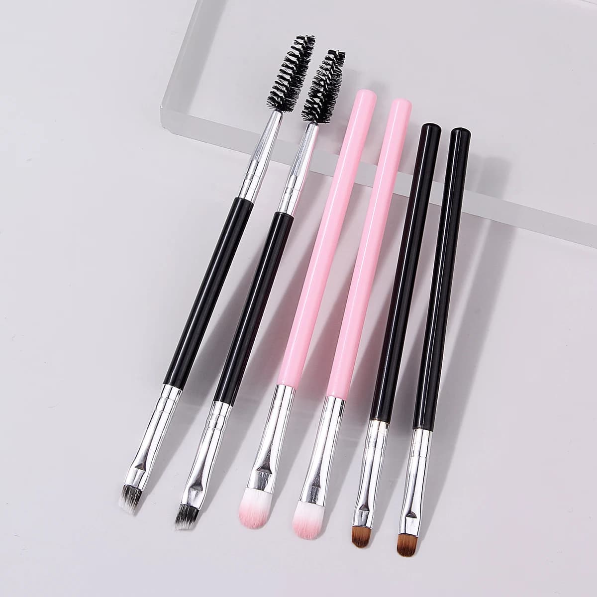 6PCS Makeup Brush Kit Soft Synthetic Hair Make Up Brushes Foundation Blush Eyeshadow Cosmetic Makeup Tools