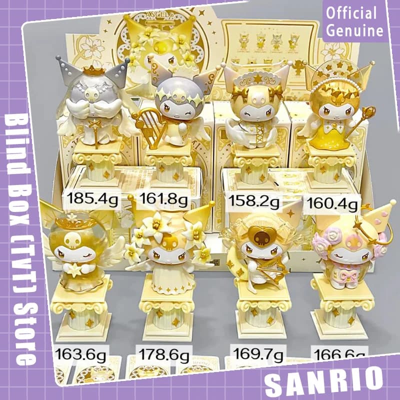 TOPTOY Autentica Serie Sanrio Kuromi Angels Blind Box, Statuetta Anime da Collezione, Decorazione da Scrivania, Regalo per Bambini e Appassionati di Anime