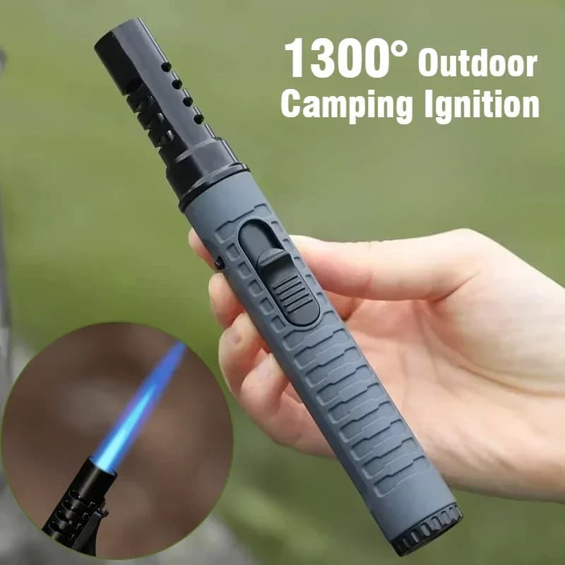 New 1300° Outdoor Camping Ignition Portable Lighting Gun Stove Accessories Camping Barbecue Flamethrower Inflatable Igniter