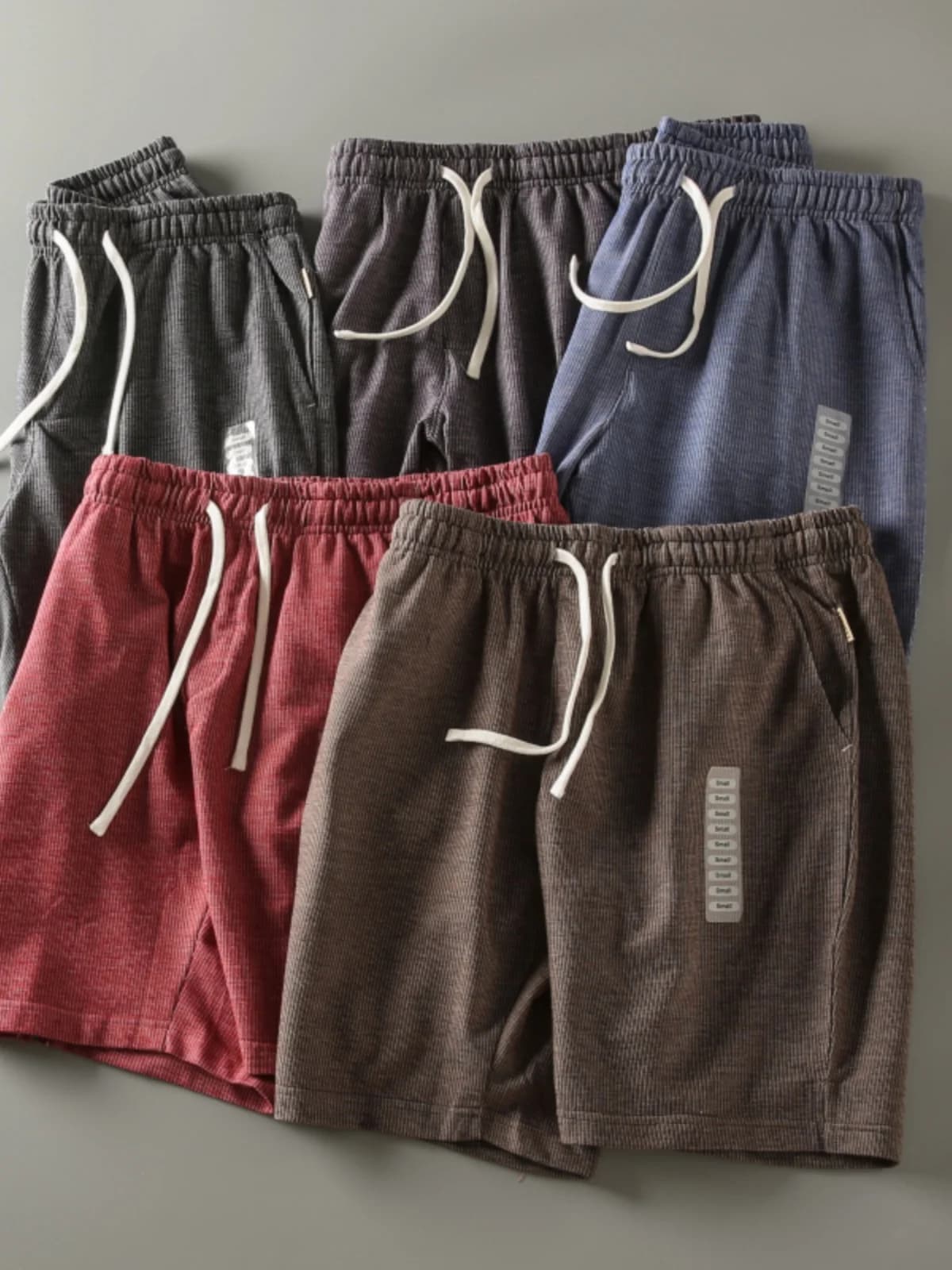 Comodi Pantaloncini da Uomo in Maglia a Righe, Gamba Dritta, Lunghezza Media, Nuovi Arrivi Estivi, Pantaloncini Giovanili alla Moda