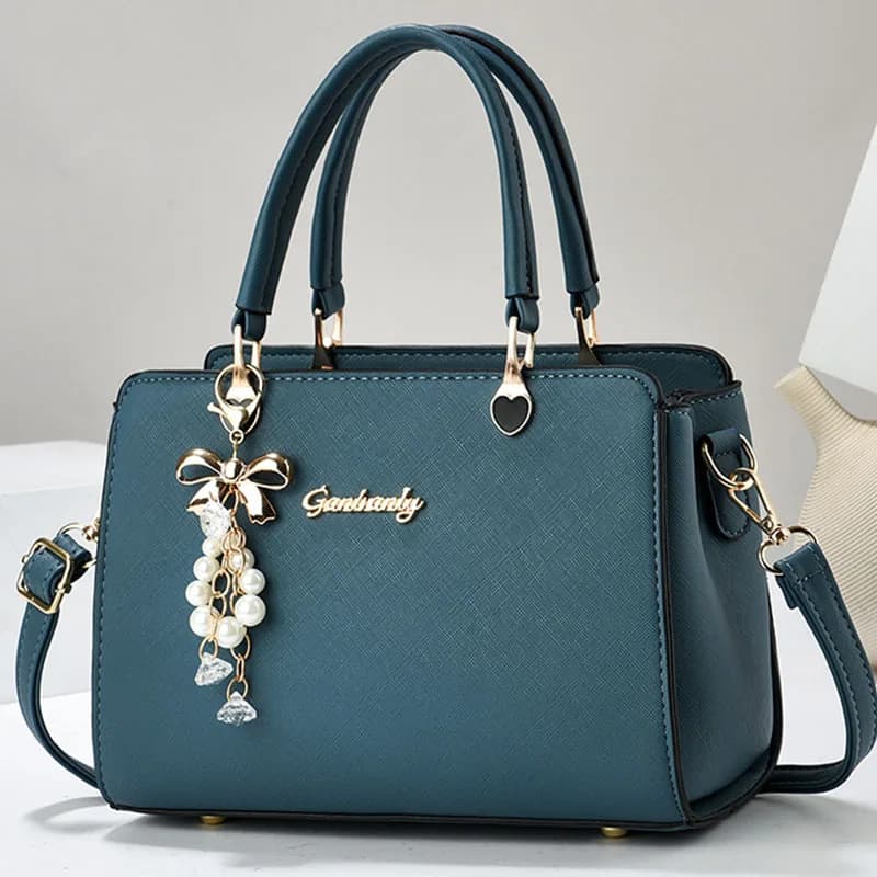 New Women's Bag Shoulder Bag 2026 Women's Bag Shoulder Bag PU Pattern Laptop Bag