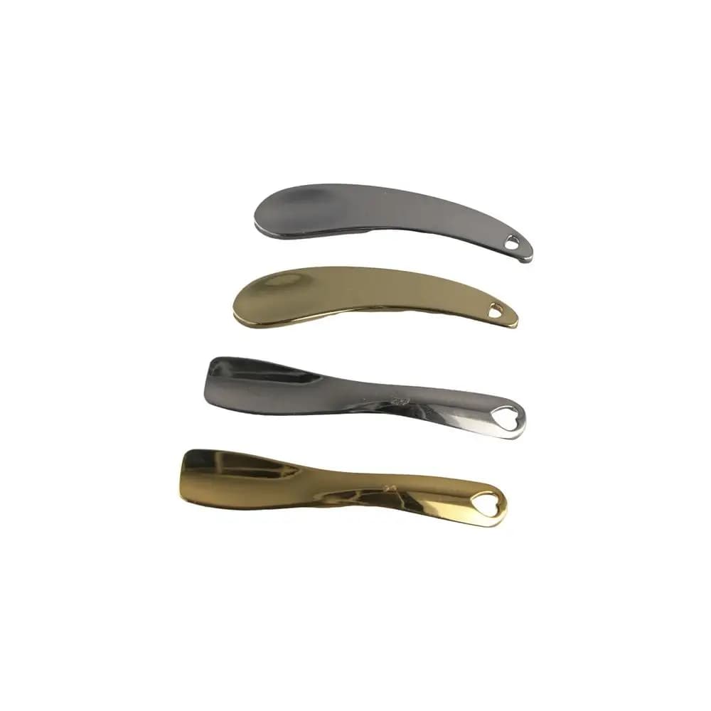 Cucchiaio Massaggiante Dorato, Strumenti per il Trucco, Spatola per Crema Occhi, Spatola per Crema Viso, Cucchiaio Curvo, Mini Cucchiaio Cosmetico