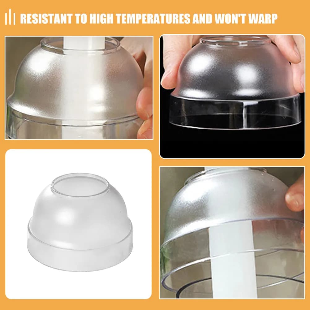 Shaker Cup Lid Premium Pc Material Anti-Splash Spill Proof Reusable Tumbler Lid for Milk Tea Juice Smoothie Cocktail Shaker