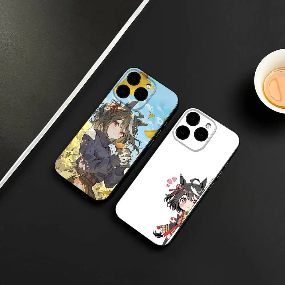 K-kitasan black Phone Case For iPhone 17 16 15 14 13 12 Pro ProMax Plus Shockproof Soft Protective Cover Full