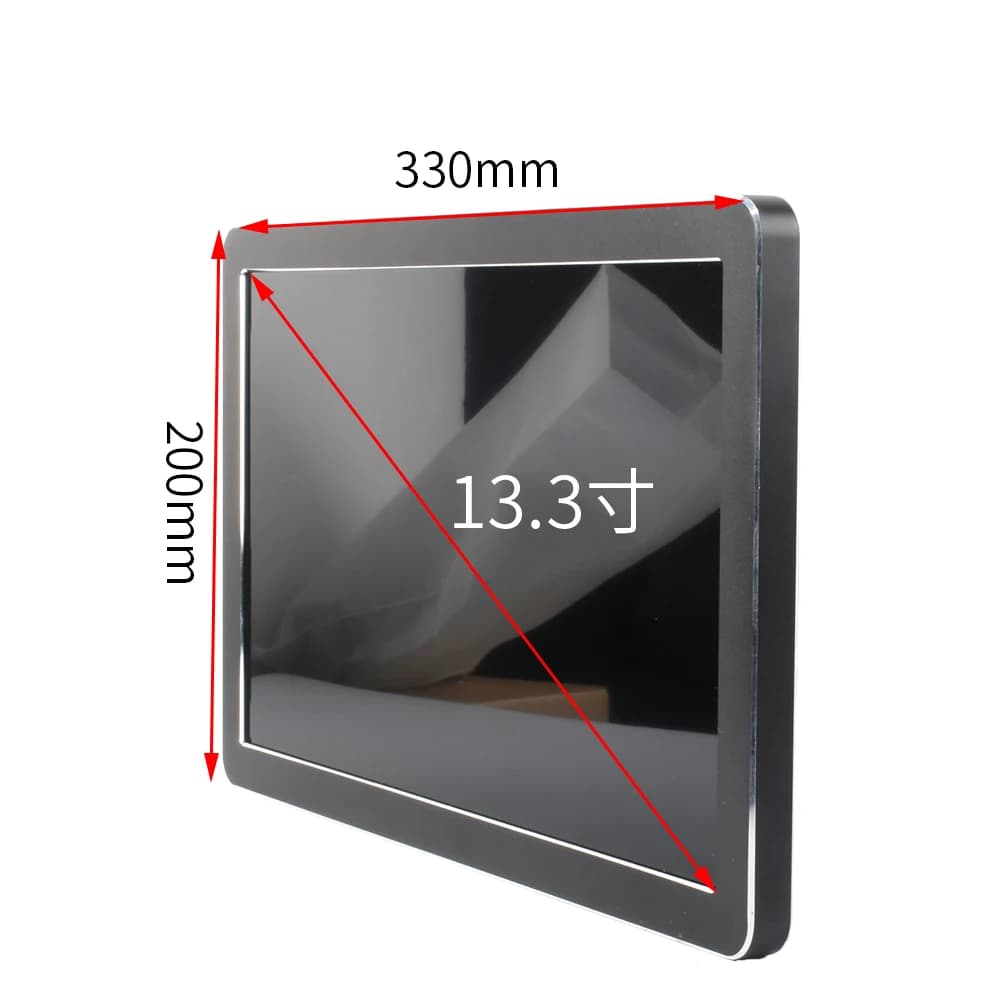 KOPPACE Microscopio Display industriale Interfaccia HDMI HD Monitor da 13,3 pollici con aste sospese da 25 mm 32 mm