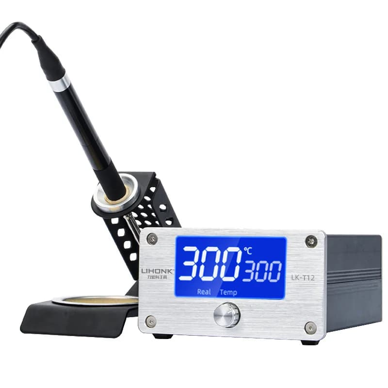 T12 Soldering Station: Smart Digital Soldering Iron with Adjustable Temperature—Mobile Phone Repair Soldering Tool Set