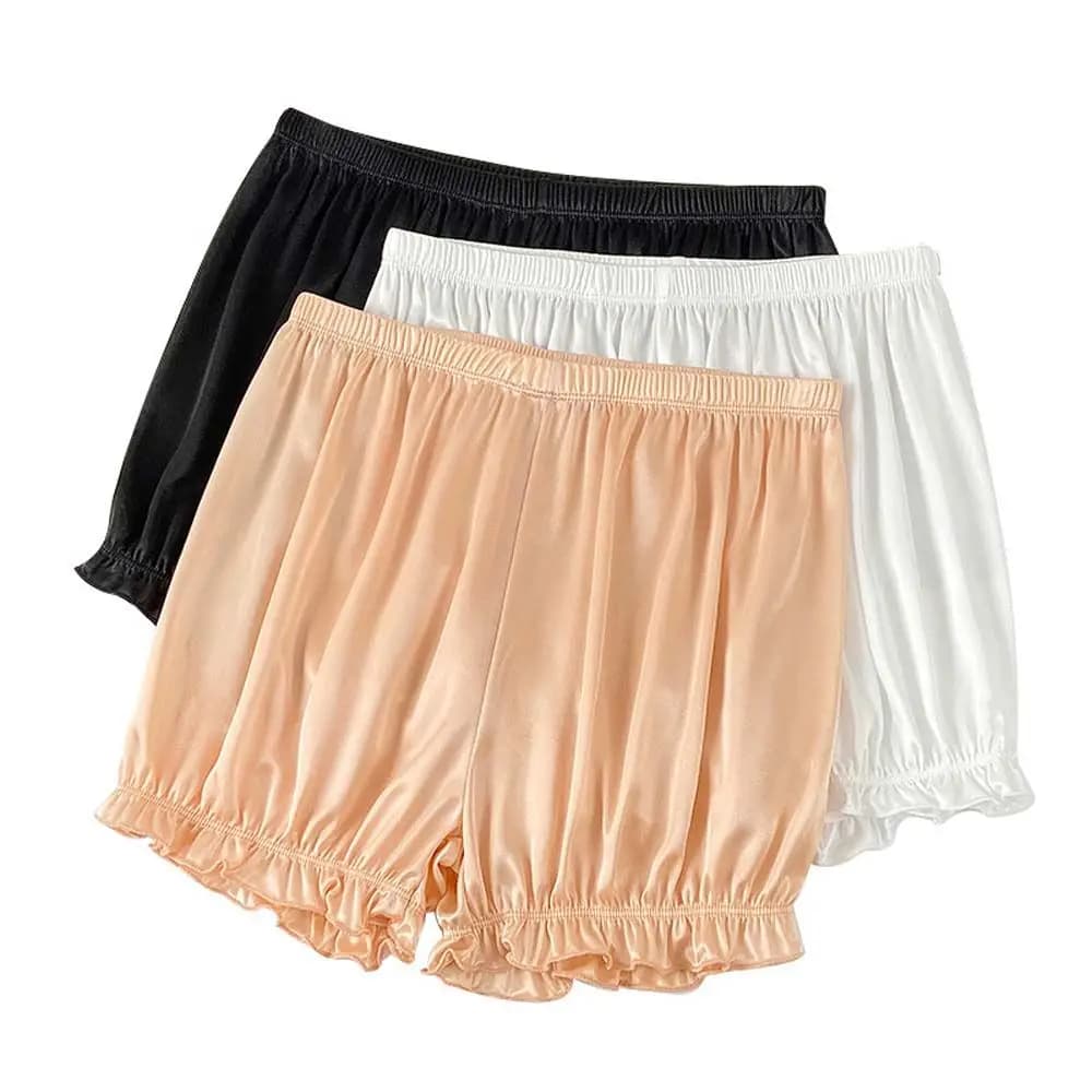 Pants Simple Summer Lantern Women Loose Short Pants Satin Leggings Safety Short Pants Pajamas Shorts Pumpkin Shorts Pants