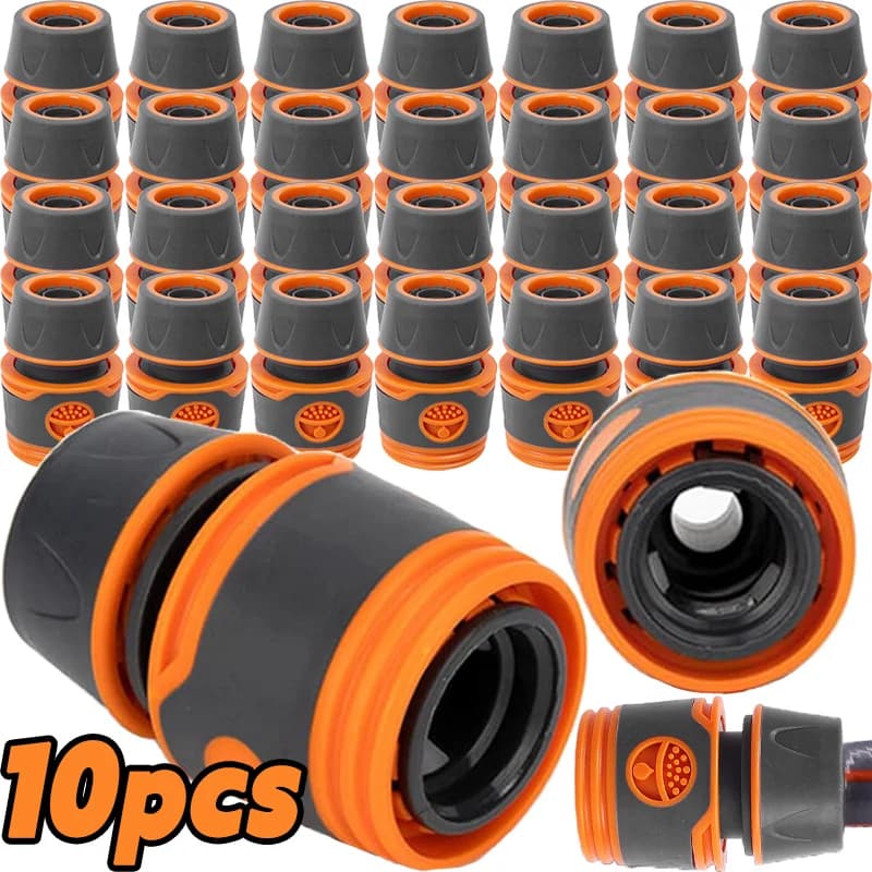 1/2 "3/4" Garden Pipe Quick Connector Water Pipe Extender Faucet Fixed Connectors Fittings Adapter Joint Irrigation System