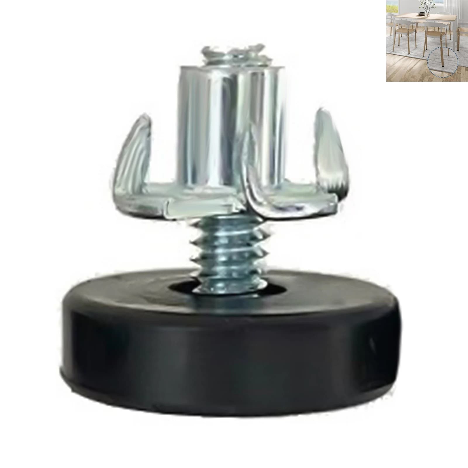 24/16/12/8 pezzi livellatore per mobili a forma di T livellatori filettati per carichi pesanti gambe per mobili per tavolo sedia accessori per armadietti