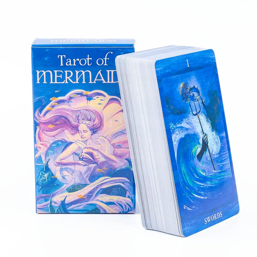 NUOVO Arrivo 10.3*6 cm Tarocchi delle Sirene Creature Belle e Sensuali Ha Il Fascino Ambigoso 78 Pz Carte Rider Waite Sistema