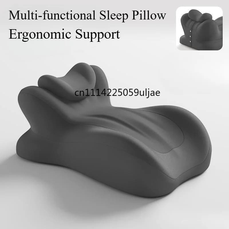 Multi-functional Memory Foam Pillow Ergonomic Support Wedge Shape Pillow Neck Leg Rest Reading Phone Use Pain Relief