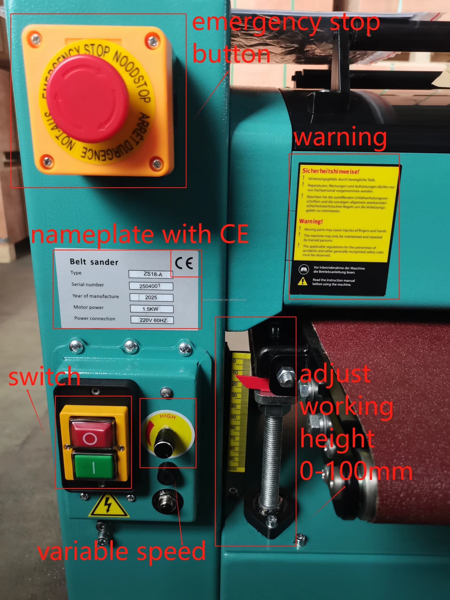 202618 inch drum grinder for wood processing with strip polishing and grinding machine Drum sanding machine for processing width 36''''''''