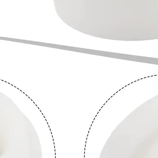 2pcs White Rubber Pool Ladder Bumpers For 1.9 Inch Tubing Swimming Pool Escalator Stopper Protection Cap Trapezoid Shape Guard