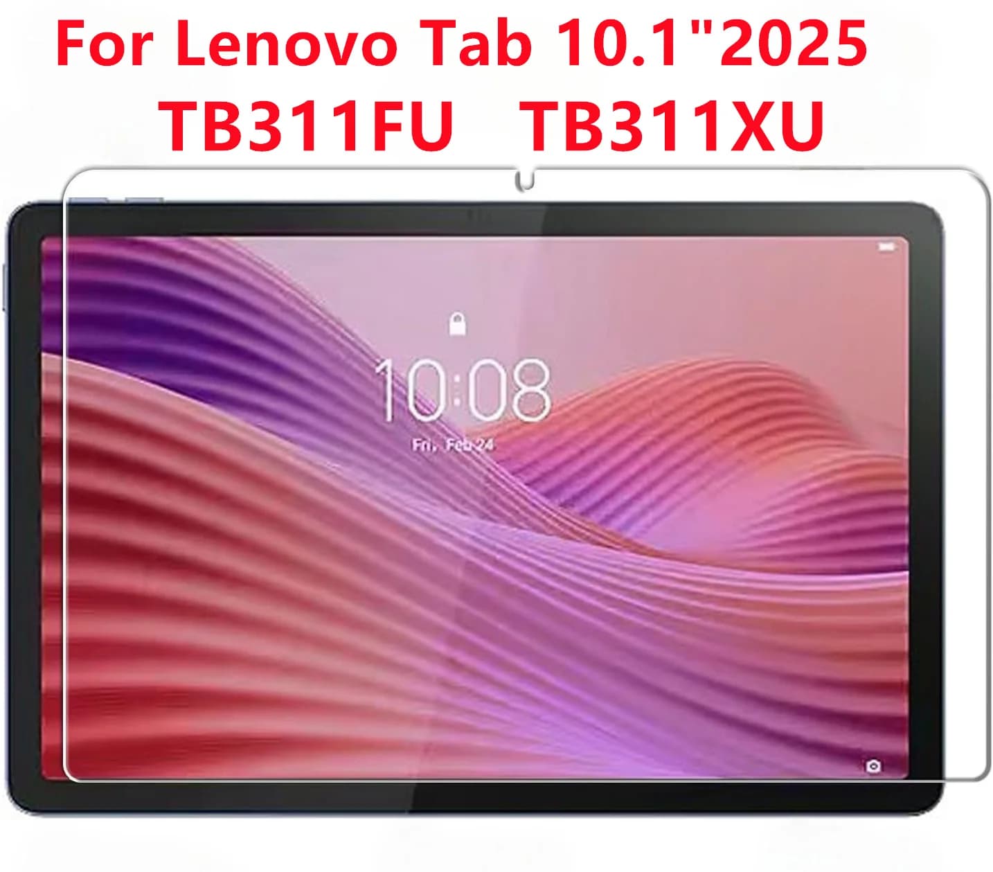1 PCS Protezione per schermo in vetro temperato 9H per tablet Lenovo Tab 10.1 pollici 2025 TB311FU TB311XU Pellicola protettiva HD antigraffio