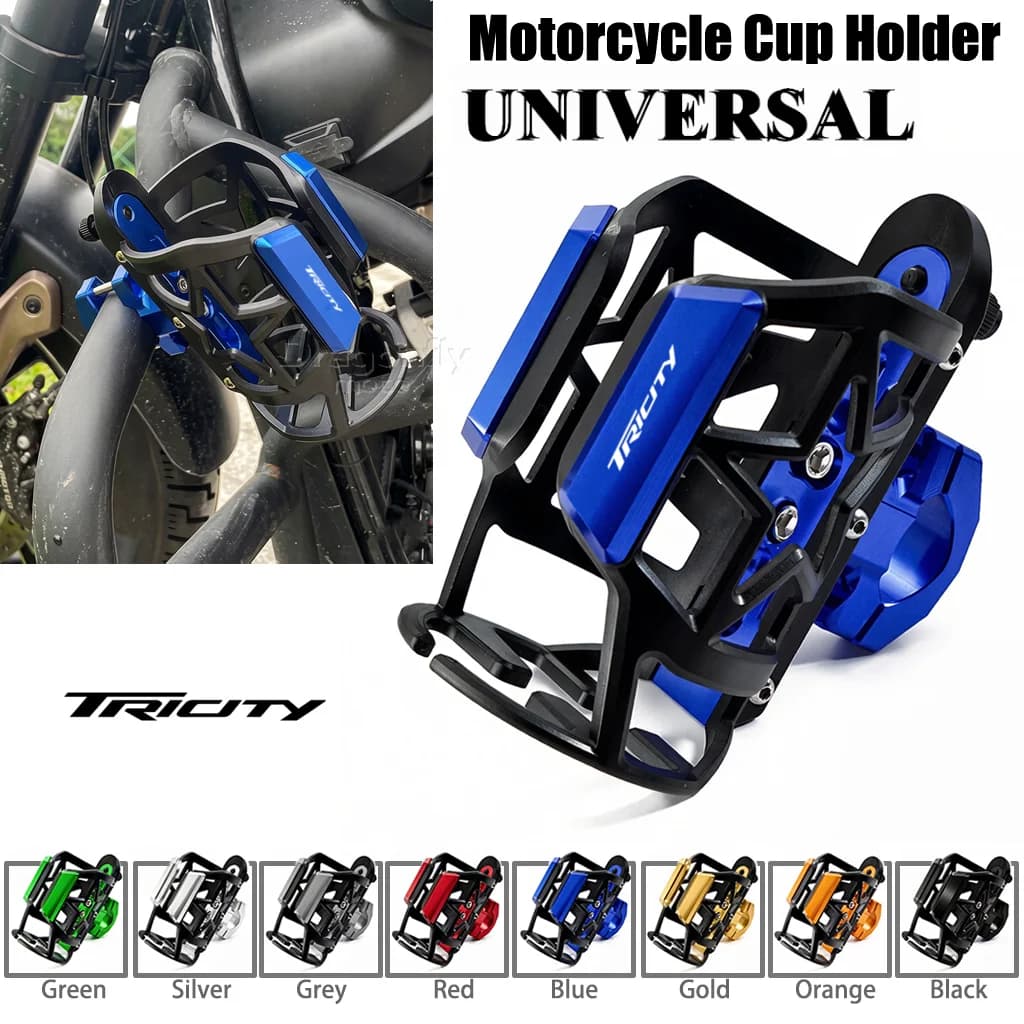 Glass Holder for Yamaha Tricity 300 125 155 2018 2019 2020 2021 2022, Water Bottle Holder and Motorcycle Drinks