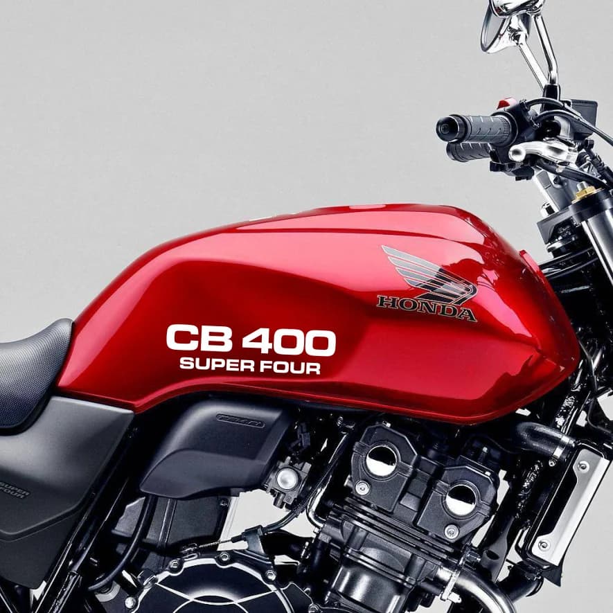 Nuovo MOTO bicicletta serbatoio adesivo ruota casco MOTO impermeabile logo riflettente per HONDA CB400 SuperFour cb 400 super four