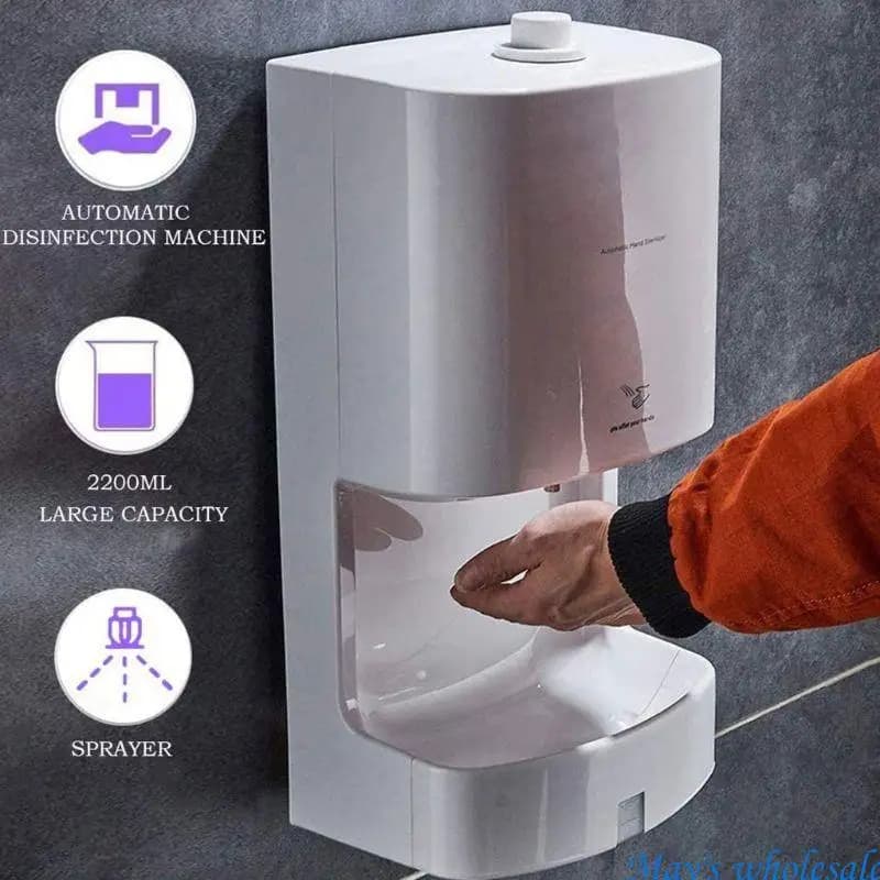 Distributore pulitore non contatto Dispensatore a infrarossi Disinfettante Disinfettante Disinsertore Dispenser a