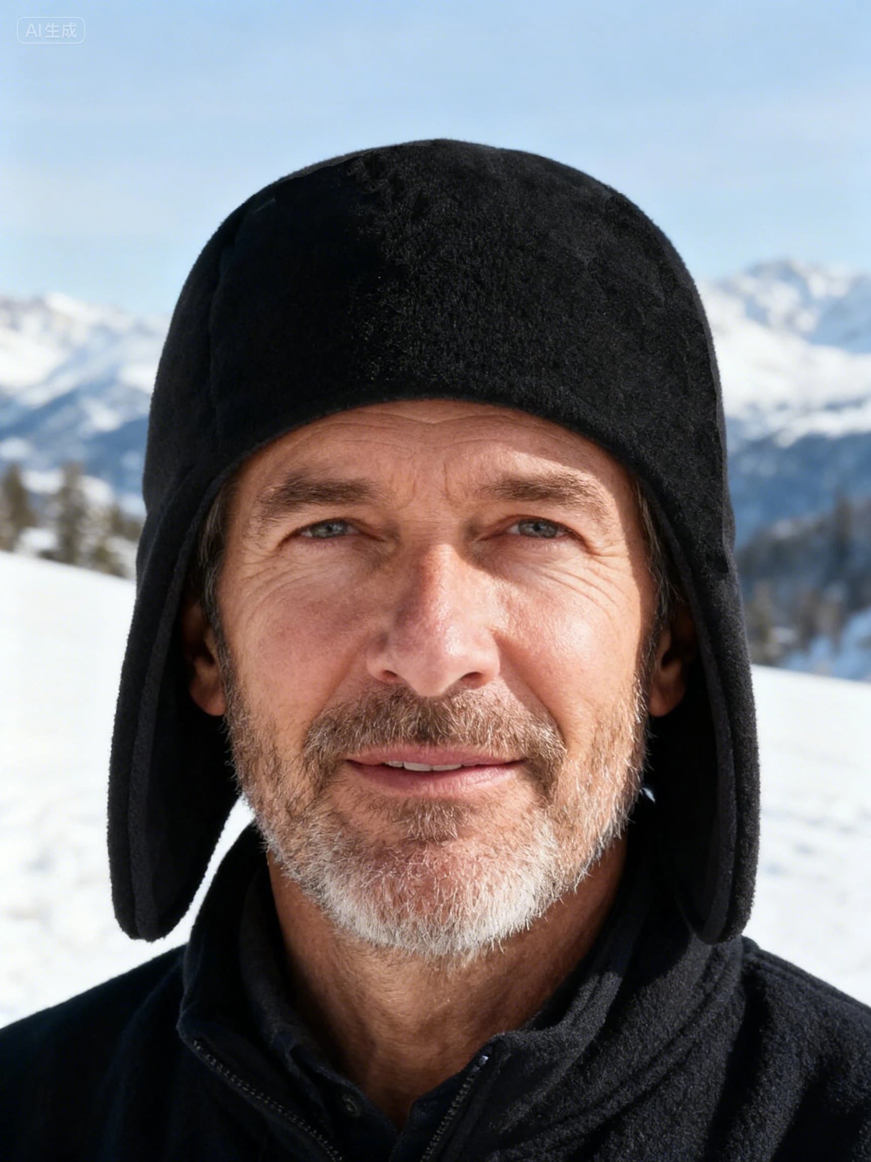 Cappello invernale termico per uomo e donna - Berretto foderato in pile antivento a doppio strato con paraorecchie - Berretto caldo per climi freddi per esterni