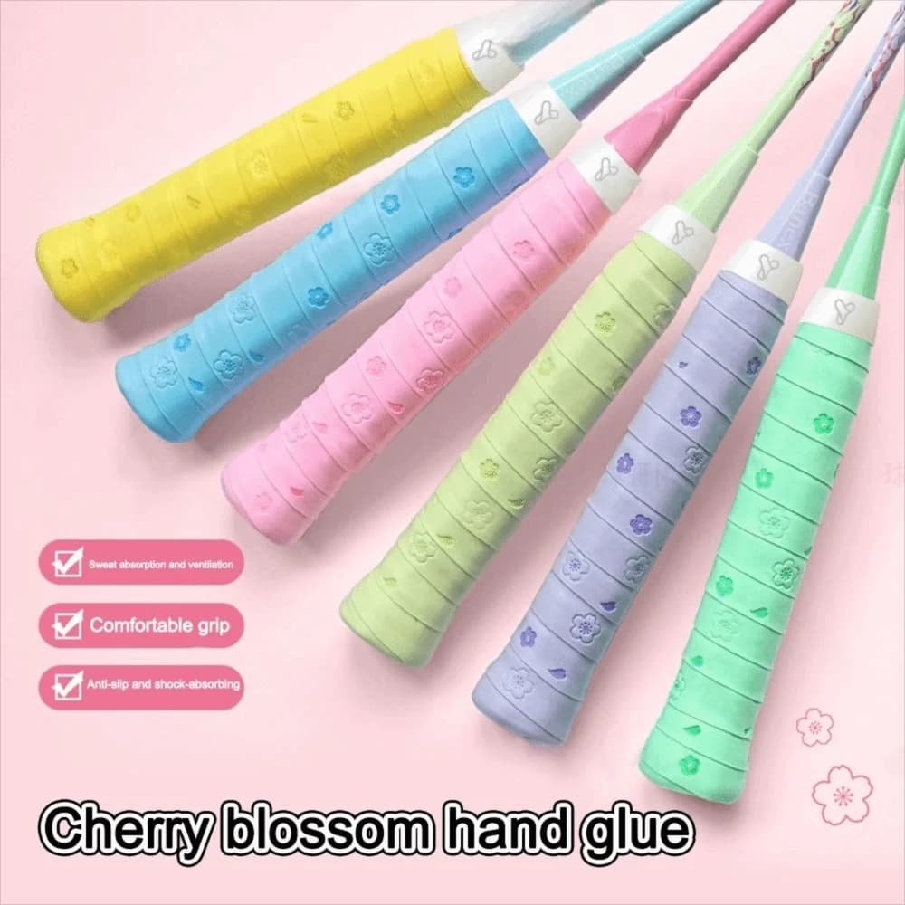 New PU Badminton Handle Wrap Tape Non-slip Print Badminton Racket Handle Grip Sweat-absorbent Tennis Racket Grip Tape