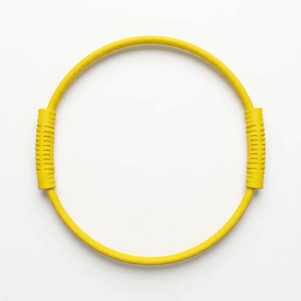 High Quality Yoga Portable New Yoga Pilates Exercise Ring EVA Fitness Equipment Silicone Edge Cross-Border