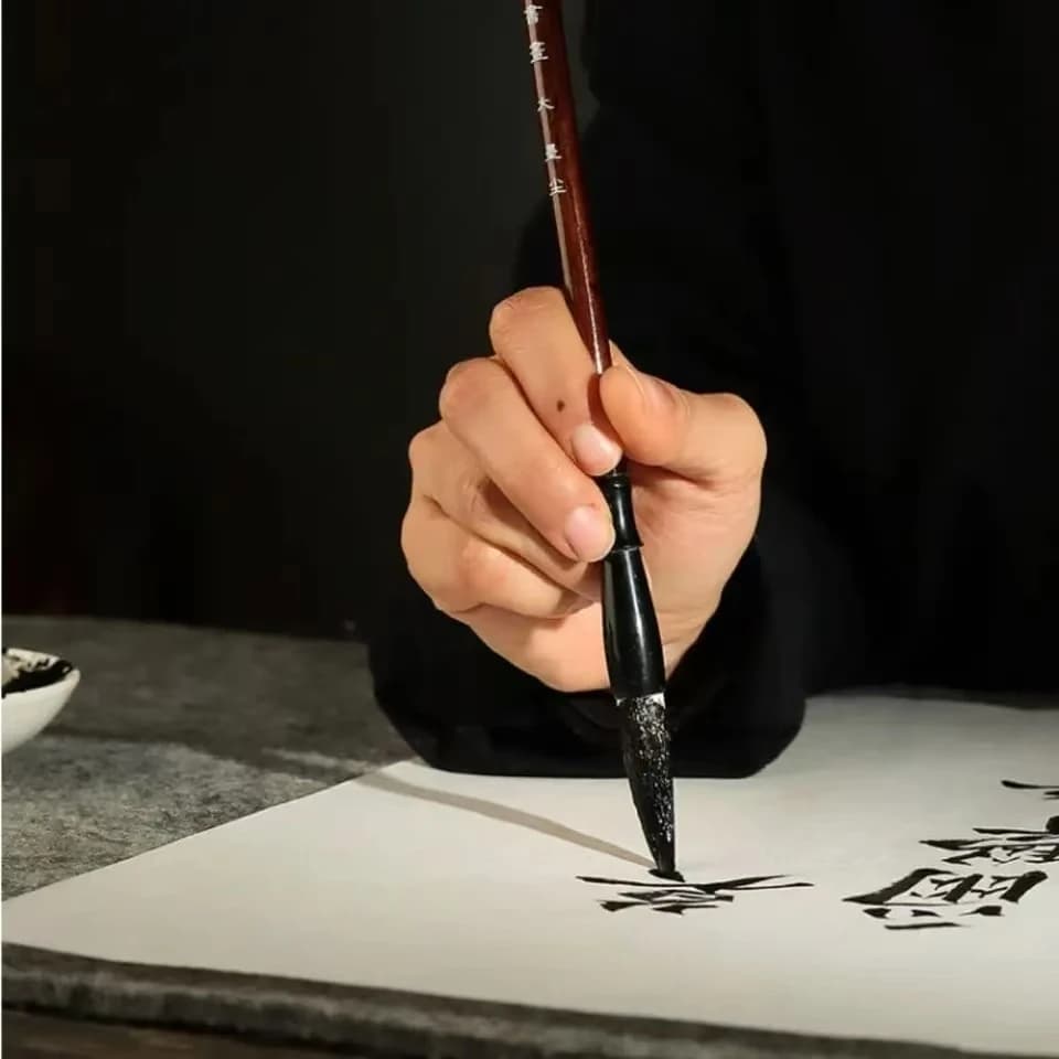 6Pcs Professional Chinese Calligraphy Brushes Set with Storage Bag Traditional Chinese Painting