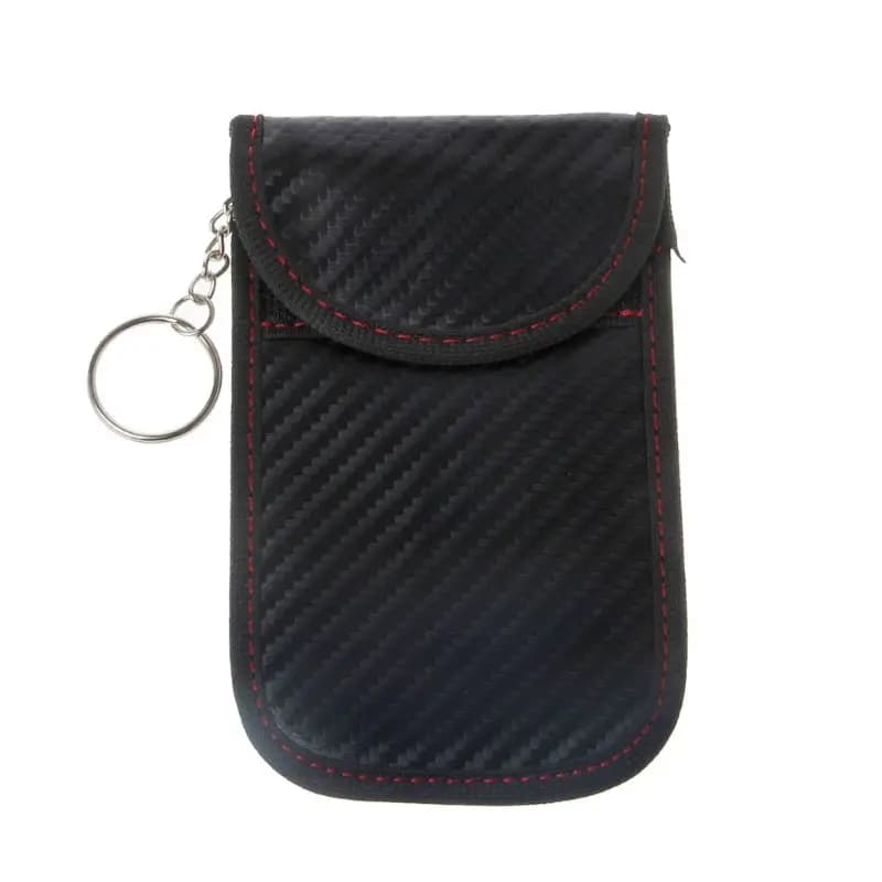 Faraday Bag Antifurto RFID Portachiavi Cassetta sicurezza Custodia per blocco segnale per auto