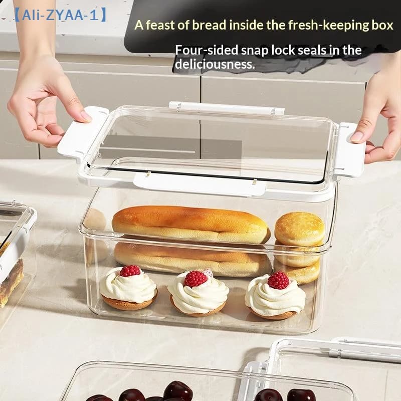 【ZYAA-1】 Contenitori per Frutta da 1 Pezzo, Contenitori per Alimenti Freschi, Organizzatore Trasparente per Frigorifero, Contenitore per Preparazione Pasti e Pranzo