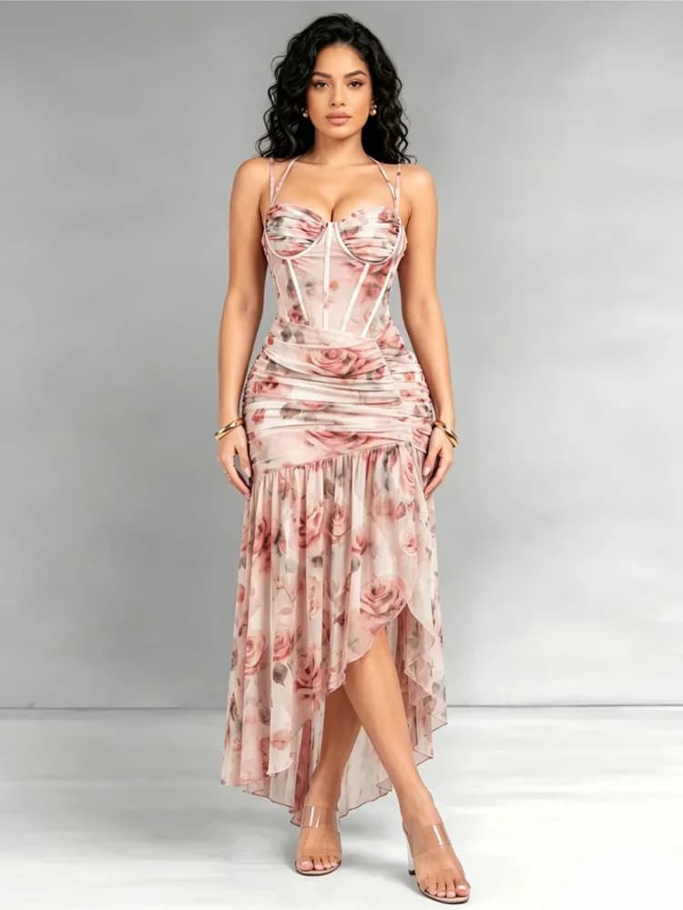 Summer Cover Ups Women Swimsuit Spaghetti Strap Robes Bathing Suit 2026 New Perspective Beach Holiday Maxi Dresses Cover-Up
